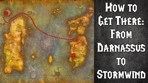 How To Get To Stormwind From Darnassus Classic Youtube