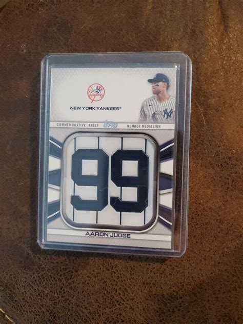 Topps Series Jersey Number Medallion Commemorative Jnm Aj