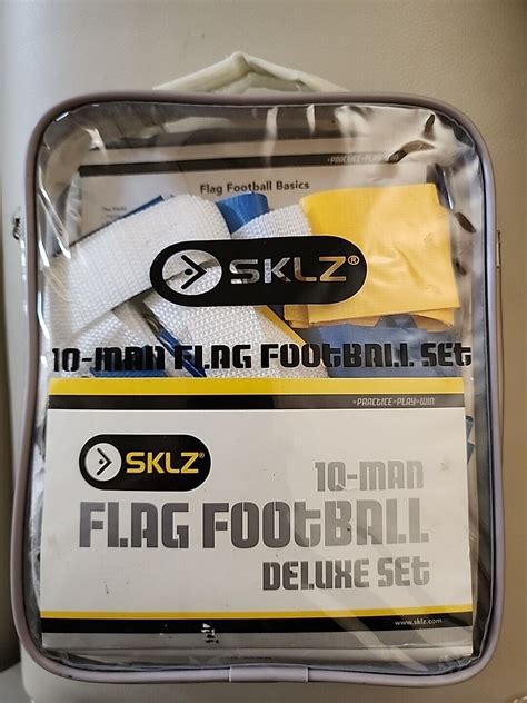 New In Package Sklz 10 Man Flag Football Set Missing Cones Ebay