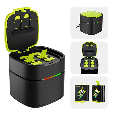 Telesin Quick Charge Charging Case And Battery Set For Gopro