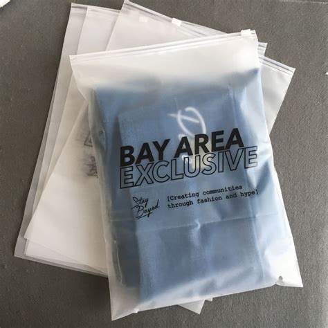 Pcs On Sale Custom Frosted Zipper Bags Custom Packaging For