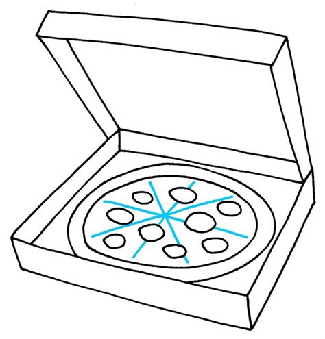How To Draw Pizza Easy For Kids Step By Step