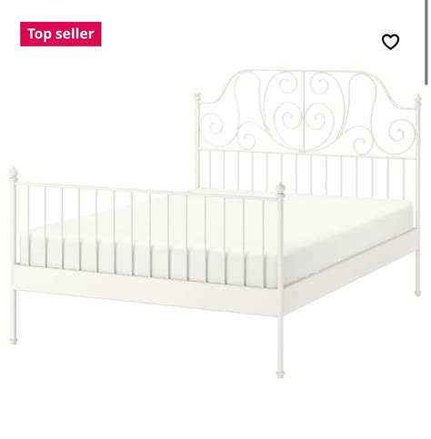 KING SIZE BED FRAME LEIRVIK IKEA, Furniture & Home Living, Furniture, Bed Frames & Mattresses on ...