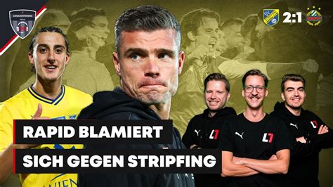 Reaction Sv Stripfing Vs Sk Rapid I Ansakonferenz Youtube