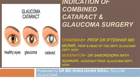 Indication Of Combined Cataract And Glaucoma Surgery Pptx