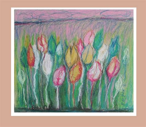 Obraz Tulipany 28 cm x 32 cm Pastel Bielsko Biała Kup teraz na