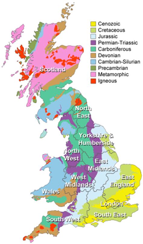 Discovering Fossils Fossil Locations Of Great Britain