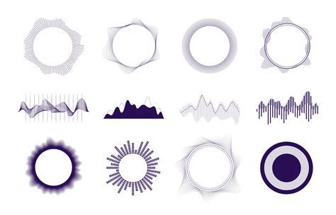 Vague Diagramme La Musique Rythme Et La Fr Quence Formes D Onde Du