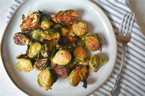 Garlic Maple Mustard Roasted Brussels Sprouts Feed The Soul Blog