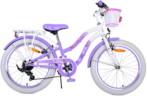 Volare Lovely children's bike - Girls - 20 inch - Purple - 6 gears