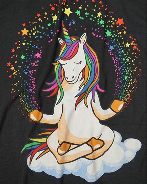 Meditating Unicorn Yoga Namaste With Rainbow Women S Tank Top Shop