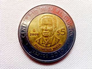 Moneda De 5 Pesos Filomeno Mata MercadoLibre