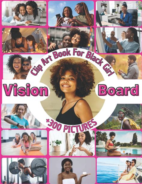 Buy Vision Board Clip Art Book For Black Girls Pictures Powerful