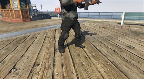 Warzone Ghost Combat Pants To Franklin GTA5 Mods