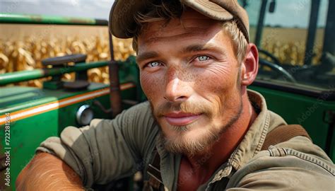 Afrikaans Boer Farmer growing Maize in South Africa.The term Boer ...