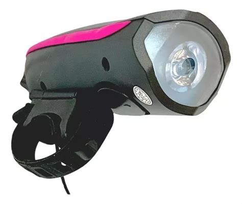 Farol Led Lanterna Bike C Buzina Bicicleta Recarregável Usb MercadoLivre