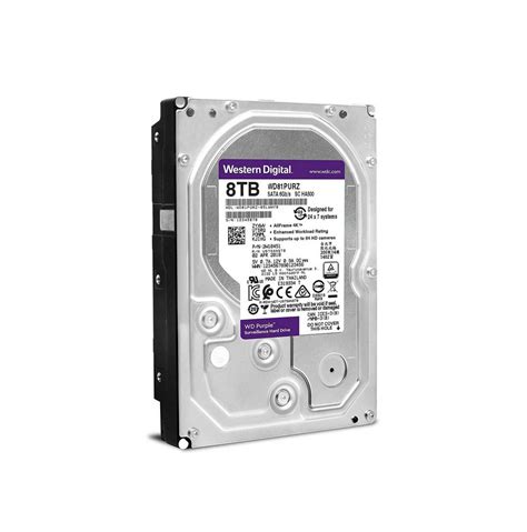Disco duro de 8TB Purple 7200 RPM 256MB Surveillance WD82PURZ Marca...