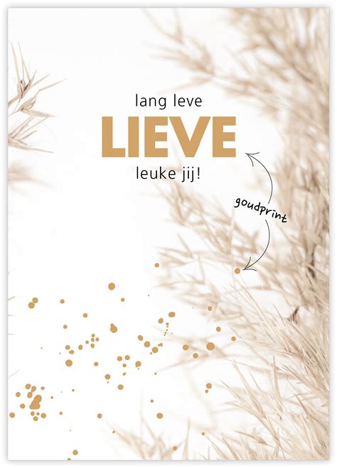 Postkaart Whispering St Lang Leve Lieve Leuke Jij Give X