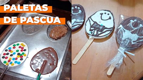 Paletas De Chocolate Para Fiestas Pascuas Eliana Galindo YouTube