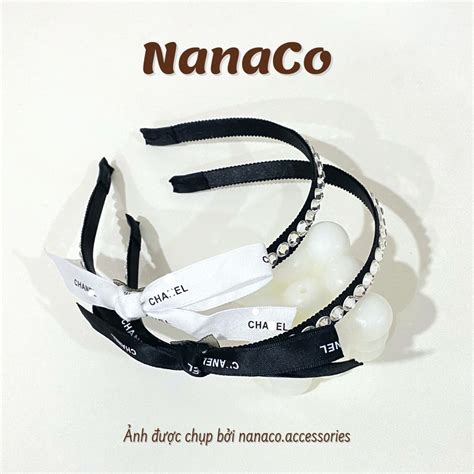 Bờm cài tóc nữ đính đá thời trang Hàn Quốc xước tóc nơ lệch hot trend NanaCo Shopee Việt Nam