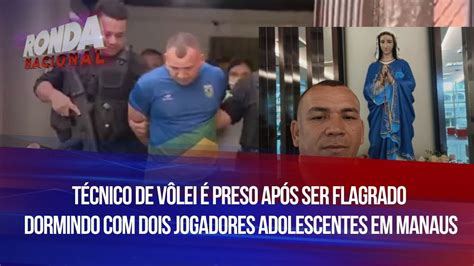 Técnico de vôlei é preso após ser flagrado dormindo dois jogadores