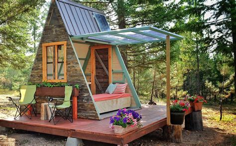 A Frame Tiny Guest Cabin In Montana Built For 700 Off Grid World