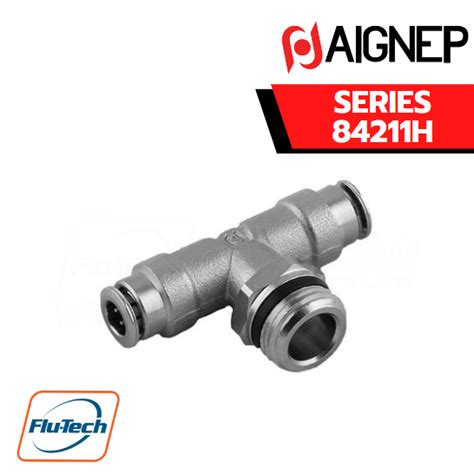 AIGNEP SERIES 84211H TEE MALE ADAPTOR ขอตอ 3 ทาง