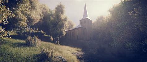 Artstation Forest Church