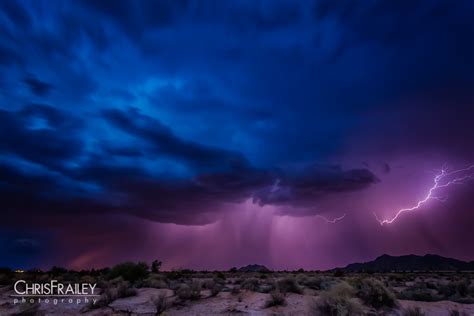 Monsoon Storm in the Desert