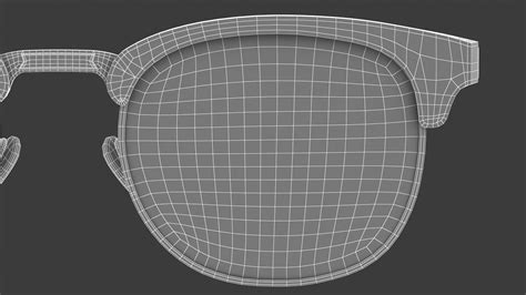 Retro Browline Glasses 3d Model By Frezzy