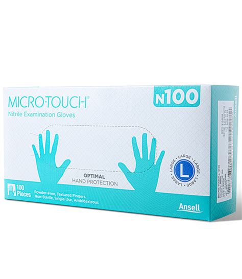 Ansell Micro Touch Nitrile Gloves Dental Genie