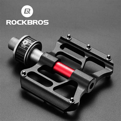 Rockbros Aluminum Alloy Ultra Light Quick Release Bicycle Pedal Cnc Al