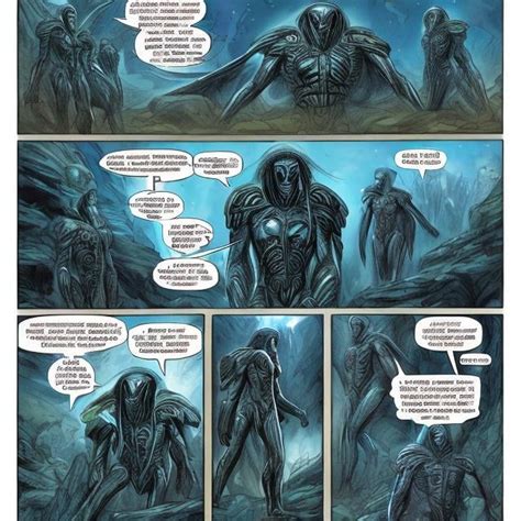 Comic Book Page Ancient Alien Civilization Hd Ful