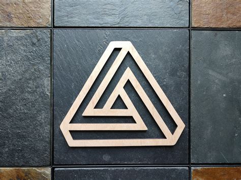 Optical Illusion Art Impossible Triangle Penrose Triangle - Etsy