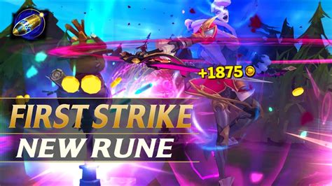 NEW KEYSTONE RUNE FIRST STRIKE EXPLAINED FREE GOLD League Of