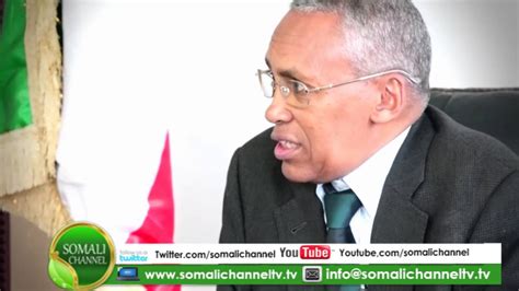 Waraysi Gaar Ah Wasiirka Arimaha Dibada Somaliland Dr Sacad Cali Shire