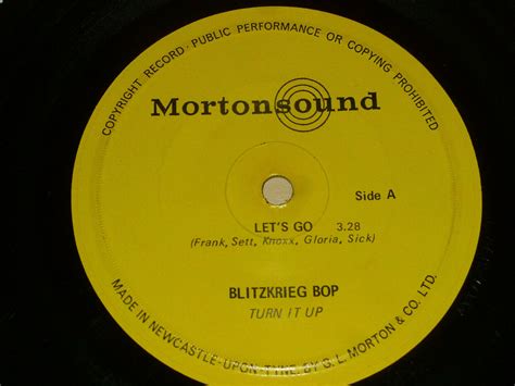 Popsike BLITZKRIEG BOP ORIG 1ST PRESSING 7 ONLY 500 MADE PUNK SEX PISTOLS Auction Details