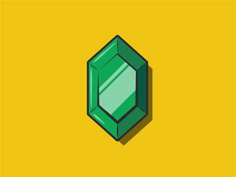 Zeldas Rupee By Genewal Design On Dribbble