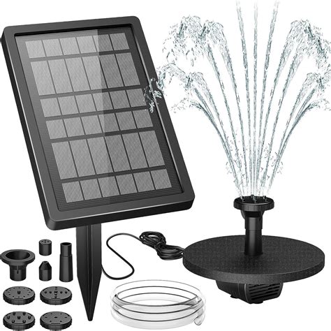 5W DIY Solar Springbrunnen Upgrade Solar Teichpumpe Mit 1M