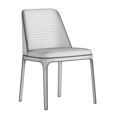 Modelo 3d Silla Poliform Grace Turbosquid 1502159