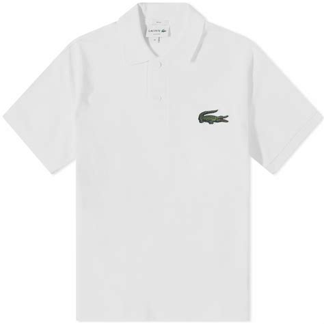 Lacoste Men S Robert Georges Core Polo Shirt In White Lacoste