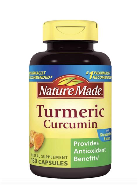 Nature Made Turmeric Curcumin Mg Capsules Antioxidant Supplement