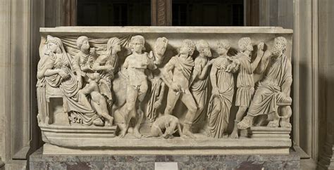 Sarcophage de Phèdre et d Hippolyte Louvre Collections