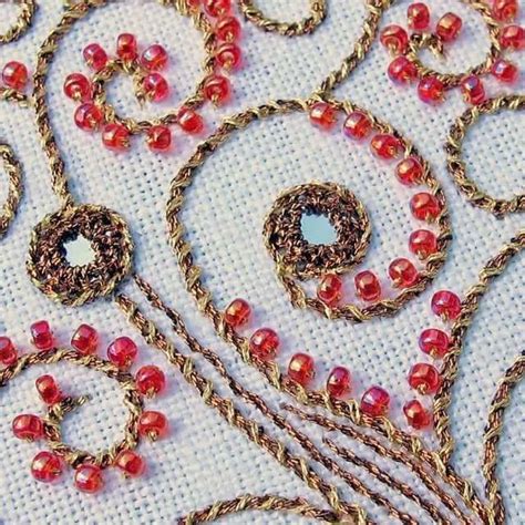 Bead Embroidery Stitch Samples