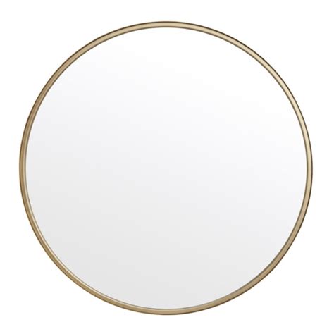 Nordal Grote Ronde Spiegel Goud 80cm Deens