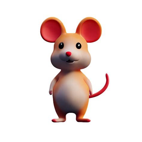 Mouse 3d Rendering Icon Illustration 28542462 Png