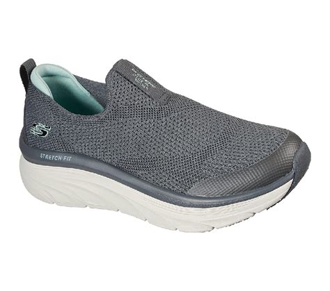 Tenis Skechers Dlux Walker Quick Upgrade 149128 Feminino 34 Cinza