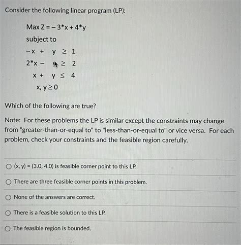 Answered Consider The Following Linear Program… Bartleby