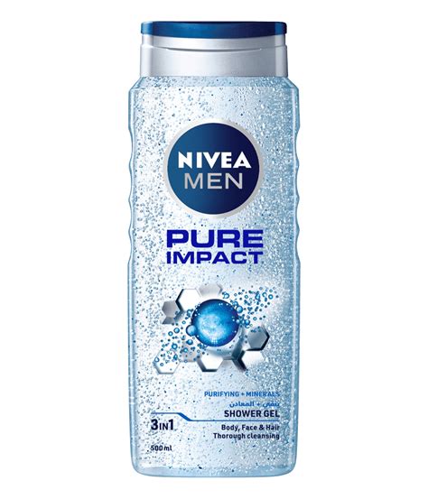 Nivea Men Pure Impact Shower Gel Ml Nivea Me