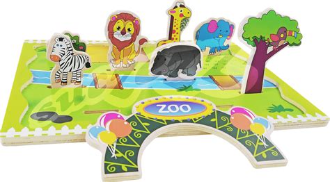 3D Zoo - Wooden Tray Puzzle | Suczezz | South Africa